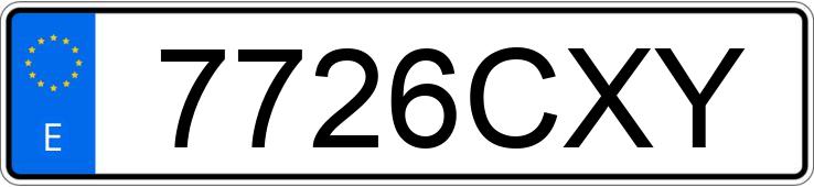 Numer rejestracyjny 7726CXY posiada RENAULT KANGOO Numer rejestracyjny 7726CXY posiada RENAULT KANGOO