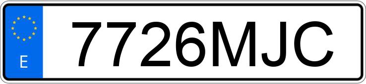 Numer rejestracyjny 7726MJC posiada KIA PICANTO Numer rejestracyjny 7726MJC posiada KIA PICANTO