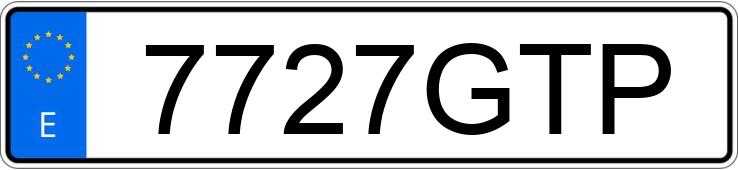 Numer rejestracyjny 7727GTP posiada FORD MONDEO