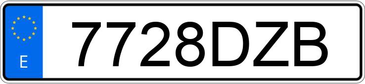 Numer rejestracyjny 7728DZB posiada MERCEDES E (211) Numer rejestracyjny 7728DZB posiada MERCEDES E (211)