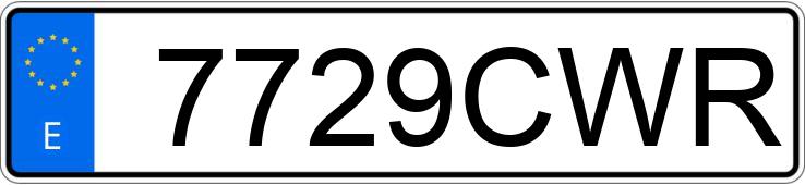 Numer rejestracyjny 7729CWR posiada FIAT PUNTO Numer rejestracyjny 7729CWR posiada FIAT PUNTO