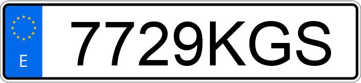 Numer rejestracyjny 7729KGS posiada HONDA CR-V