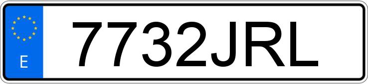 Numer rejestracyjny 7732JRL posiada OPEL ZAFIRA