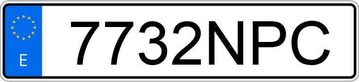 Numer rejestracyjny 7732NPC posiada MERCEDES VITO 114 CDI C MIXTO
