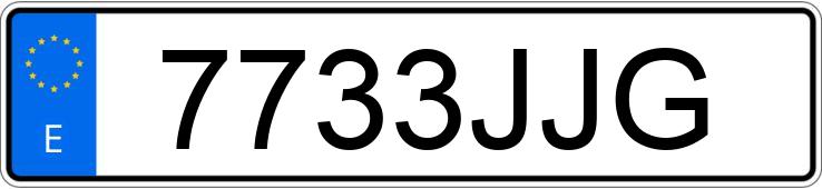 Numer rejestracyjny 7733JJG posiada RENAULT CLIO