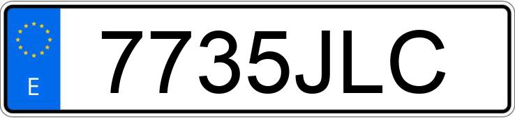 Numer rejestracyjny 7735JLC posiada MERCEDES GLC (253)