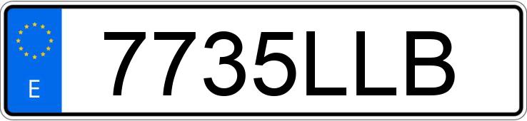 Numer rejestracyjny 7735LLB posiada PEUGEOT 308