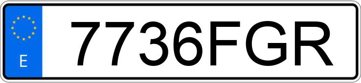 Numer rejestracyjny 7736FGR posiada SEAT ALTEA XL