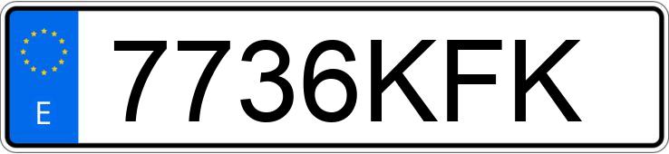 Numer rejestracyjny 7736KFK posiada MERCEDES E 300 (210) Numer rejestracyjny 7736KFK posiada MERCEDES E 300 (210)