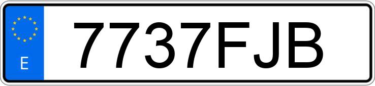 Numer rejestracyjny 7737FJB posiada CITROEN C4
