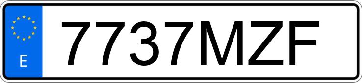 Numer rejestracyjny 7737MZF posiada VOLKSWAGEN GOLF Numer rejestracyjny 7737MZF posiada VOLKSWAGEN GOLF