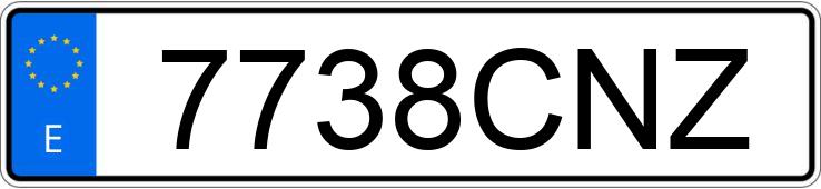 Numer rejestracyjny 7738CNZ posiada BMW SERIE 3 Numer rejestracyjny 7738CNZ posiada BMW SERIE 3