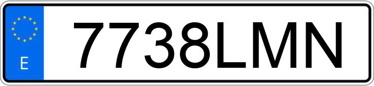 Numer rejestracyjny 7738LMN posiada SEAT ATECA