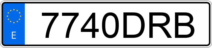 Numer rejestracyjny 7740DRB posiada CITROEN XSARA