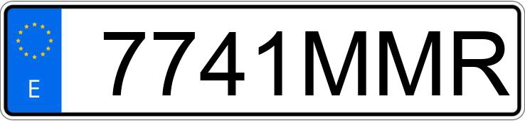 Numer rejestracyjny 7741MMR posiada MERCEDES C (204)