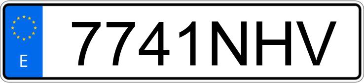 Numer rejestracyjny 7741NHV posiada DACIA SANDERO