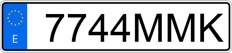 Numer rejestracyjny 7744MMK posiada PORSCHE TAYCAN Numer rejestracyjny 7744MMK posiada PORSCHE TAYCAN