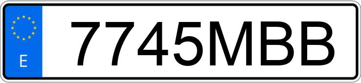 Numer rejestracyjny 7745MBB posiada DR DR 4.0