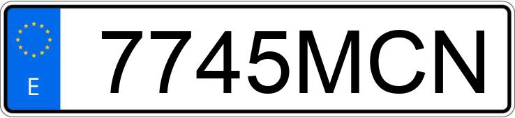 Numer rejestracyjny 7745MCN posiada OPEL CORSA