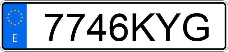 Numer rejestracyjny 7746KYG posiada SEAT IBIZA Numer rejestracyjny 7746KYG posiada SEAT IBIZA