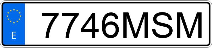 Le numéro d’enregistrement 7746MSM a PEUGEOT 3008 Le numéro d’enregistrement 7746MSM a PEUGEOT 3008