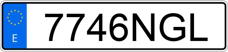 Numer rejestracyjny 7746NGL posiada FERRARI SF90