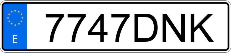 Numer rejestracyjny 7747DNK posiada FORD FOCUS C-MAX Numer rejestracyjny 7747DNK posiada FORD FOCUS C-MAX