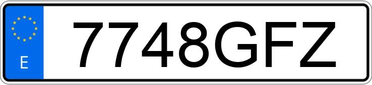 Numer rejestracyjny 7748GFZ posiada SEAT LEON Numer rejestracyjny 7748GFZ posiada SEAT LEON