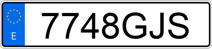 Numer rejestracyjny 7748GJS posiada PEUGEOT 308