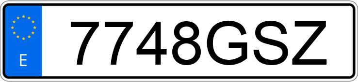 Numer rejestracyjny 7748GSZ posiada SKODA FABIA Numer rejestracyjny 7748GSZ posiada SKODA FABIA