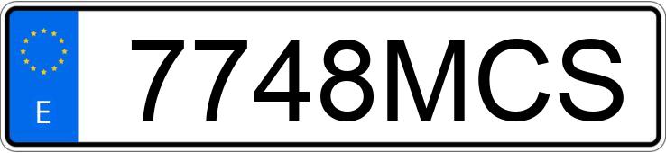 Numer rejestracyjny 7748MCS posiada MINI MINI Numer rejestracyjny 7748MCS posiada MINI MINI