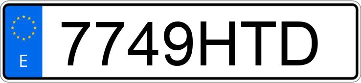 Numer rejestracyjny 7749HTD posiada BMW SERIE 3 Numer rejestracyjny 7749HTD posiada BMW SERIE 3