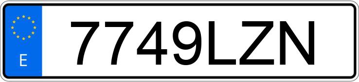 Numer rejestracyjny 7749LZN posiada VOLKSWAGEN T-ROC Numer rejestracyjny 7749LZN posiada VOLKSWAGEN T-ROC