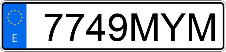 Numer rejestracyjny 7749MYM posiada KIA NIRO