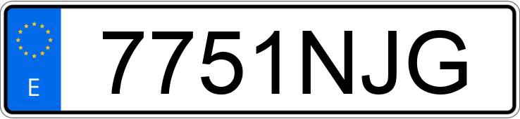 Numer rejestracyjny 7751NJG posiada SEAT IBIZA Numer rejestracyjny 7751NJG posiada SEAT IBIZA