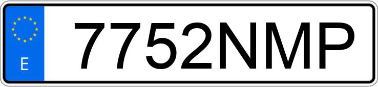 Numer rejestracyjny 7752NMP posiada FERRARI 12 CILINDRI Numer rejestracyjny 7752NMP posiada FERRARI 12 CILINDRI