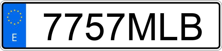 Die Registrierungsnummer 7757MLB hat RENAULT CLIO Die Registrierungsnummer 7757MLB hat RENAULT CLIO