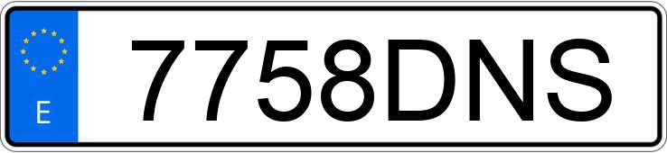 Numer rejestracyjny 7758DNS posiada DAZON RIDER MAX Numer rejestracyjny 7758DNS posiada DAZON RIDER MAX