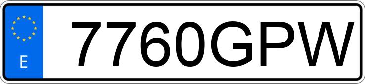 Numer rejestracyjny 7760GPW posiada FORD FOCUS Numer rejestracyjny 7760GPW posiada FORD FOCUS