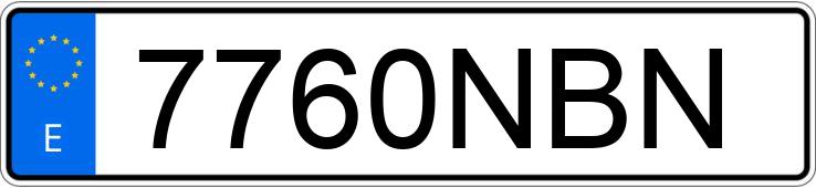 Numer rejestracyjny 7760NBN posiada MERCEDES VITO Numer rejestracyjny 7760NBN posiada MERCEDES VITO