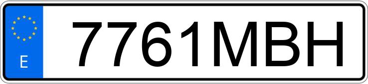 Numer rejestracyjny 7761MBH posiada SKODA SUPERB