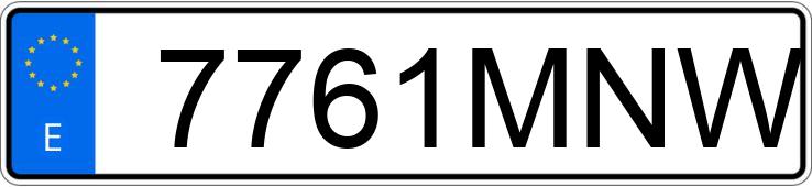 Numer rejestracyjny 7761MNW posiada NISSAN JUKE