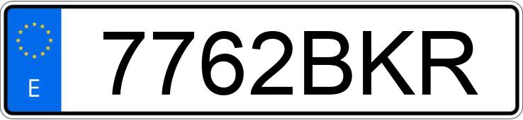 Numer rejestracyjny 7762BKR posiada SEAT IBIZA Numer rejestracyjny 7762BKR posiada SEAT IBIZA