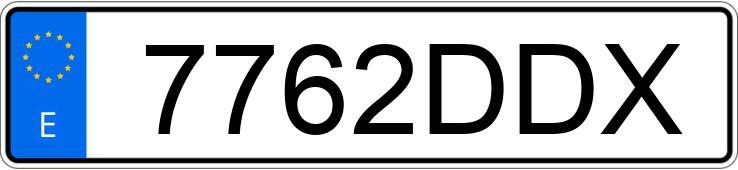 Numer rejestracyjny 7762DDX posiada SEAT CORDOBA