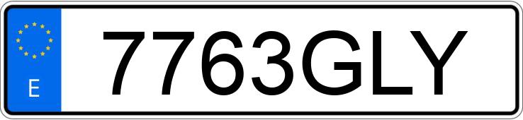 Numer rejestracyjny 7763GLY posiada OPEL ASTRA GTC