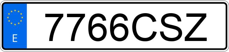 Numer rejestracyjny 7766CSZ posiada VOLVO S80