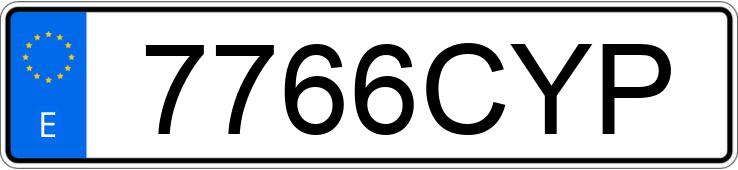 Numer rejestracyjny 7766CYP posiada CITROEN JUMPY C.PLT CONFT 2.0HDI 110