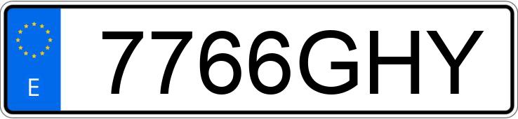 Numer rejestracyjny 7766GHY posiada OPEL CORSA