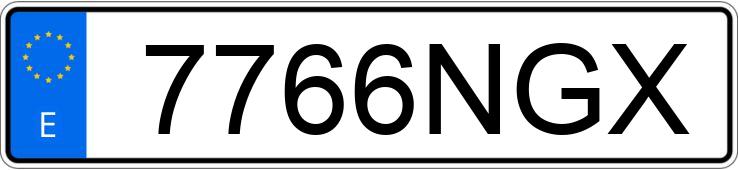 Numer rejestracyjny 7766NGX posiada MERCEDES CLA (118)