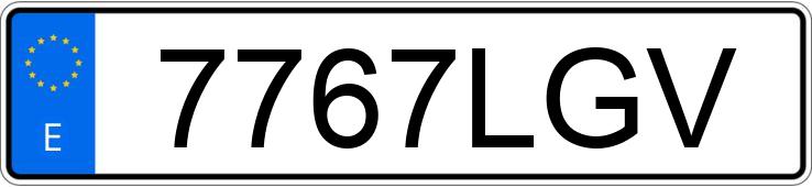 Numer rejestracyjny 7767LGV posiada DS DS7 CROSSBACK